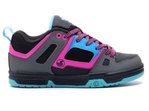 Tenis Skate DVS GAMBOL Feminino Pretas Roxo Portugal | YI45-948